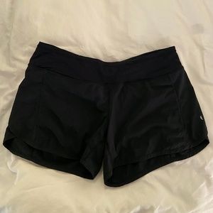LuLuLemon Women's Black Running Shorts